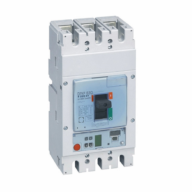 Legrand 422501 - Disjoncteur électronique S1 DPX³630 pouvoir de coupure 36kA 400V~ - 3P - 500A