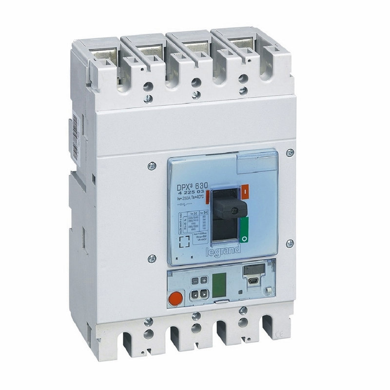 Legrand 422503 - Disjoncteur électronique S1 DPX³630 pouvoir de coupure 36kA 400V~ - 4P - 250A