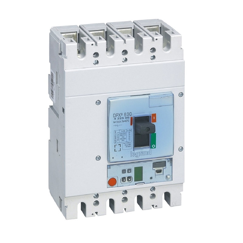Legrand 422506 - Disjoncteur électronique S1 DPX³630 pouvoir de coupure 36kA 400V~ - 4P - 500A