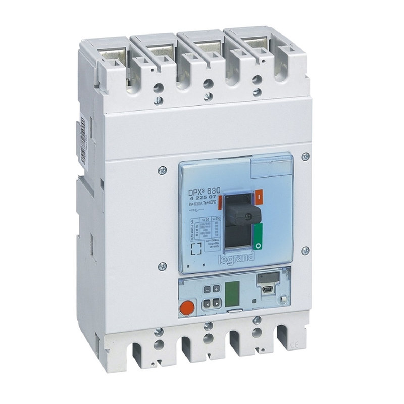 Legrand 422507 - Disjoncteur électronique S1 DPX³630 pouvoir de coupure 36kA 400V~ - 4P - 630A