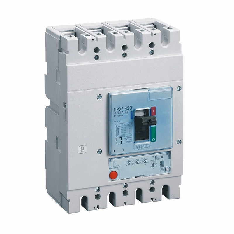 Legrand 422523 - Disjoncteur électronique S1 DPX³630 pouvoir de coupure 70kA 400V~ - 4P - 250A