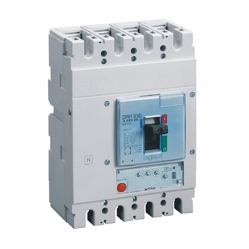 Legrand 422525 - Disjoncteur électronique S1 DPX³630 pouvoir de coupure 70kA 400V~ - 4P - 400A