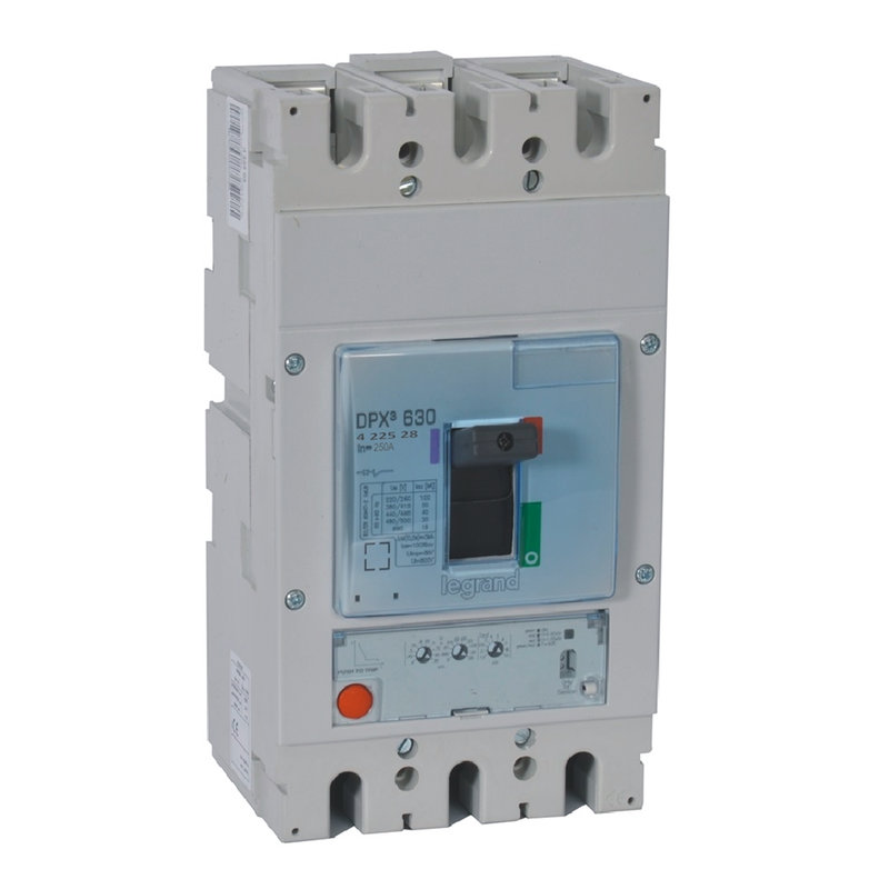 Legrand 422528 - Disjoncteur électronique S1 DPX³630 pouvoir de coupure 100kA 400V~ - 3P - 250A