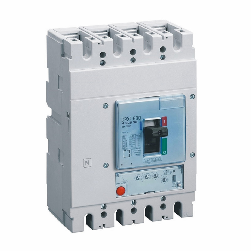 Legrand 422536 - Disjoncteur électronique S1 DPX³630 pouvoir de coupure 100kA 400V~ - 4P - 500A