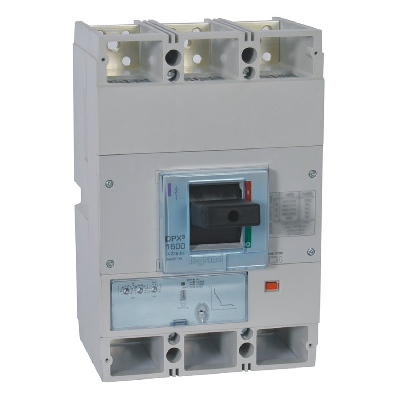 Legrand 422540 - Disjoncteur électronique S1 DPX³1600 pouvoir de coupure 36kA 400V~ - 3P - 800A