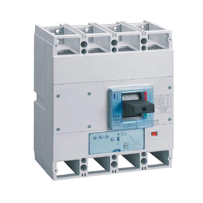 Legrand 422548 - Disjoncteur électronique S1 DPX³1600 pouvoir de coupure 36kA 400V~ - 4P - 1250A