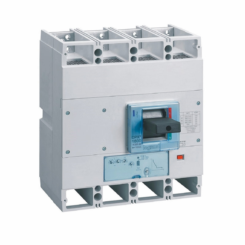 Legrand 422549 - Disjoncteur électronique S1 DPX³1600 pouvoir de coupure 36kA 400V~ - 4P - 1600A