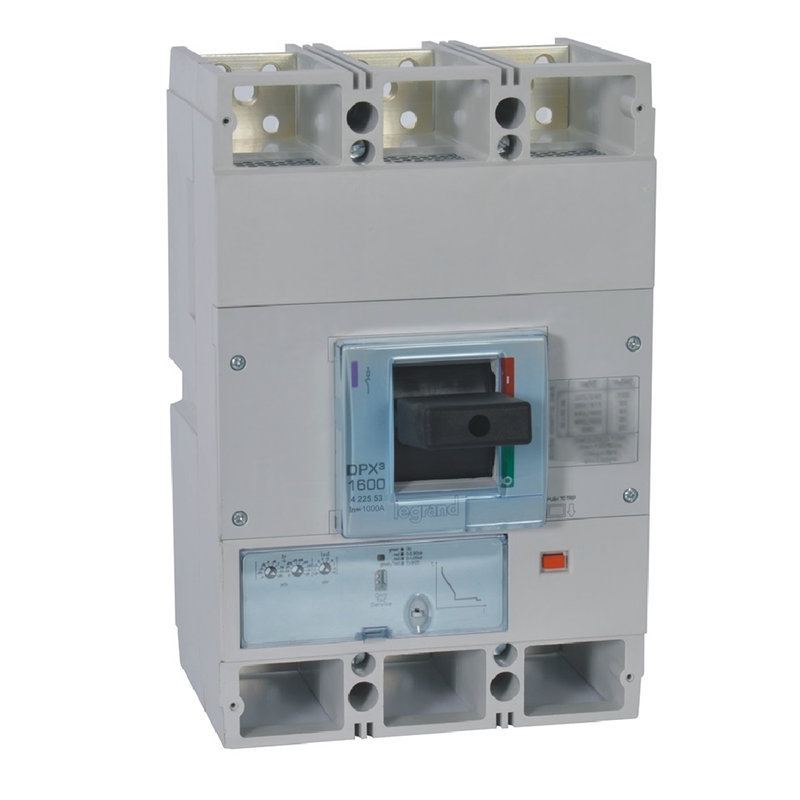 Legrand 422553 - Disjoncteur électronique S1 DPX³1600 pouvoir de coupure 50kA 400V~ - 3P - 1000A