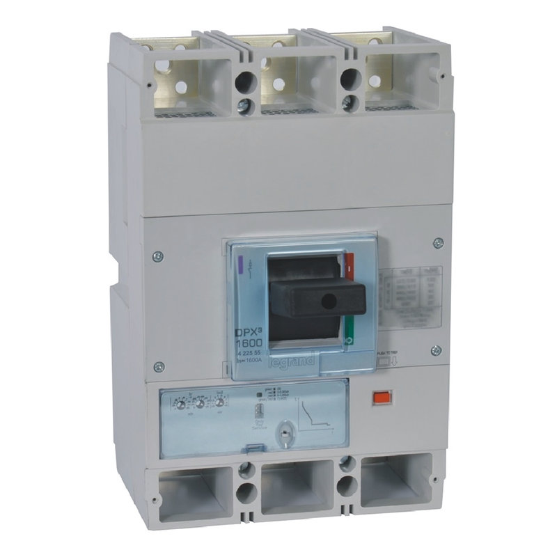 Legrand 422555 - Disjoncteur électronique S1 DPX³1600 pouvoir de coupure 50kA 400V~ - 3P - 1600A