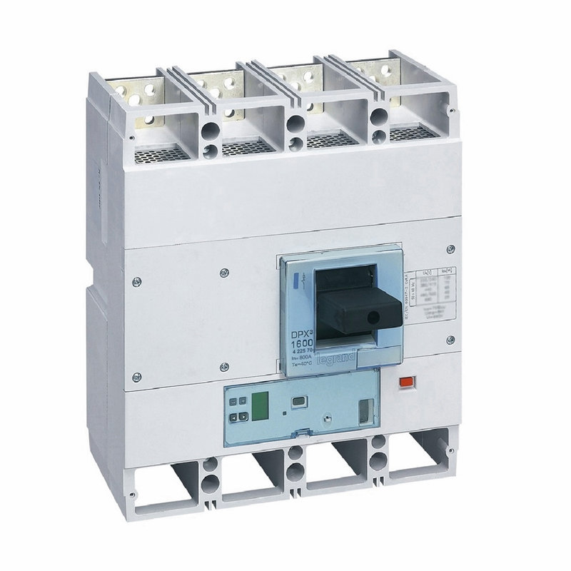 Legrand 422570 - Disjoncteur électronique S1 DPX³1600 pouvoir de coupure 70kA 400V~ - 4P - 800A