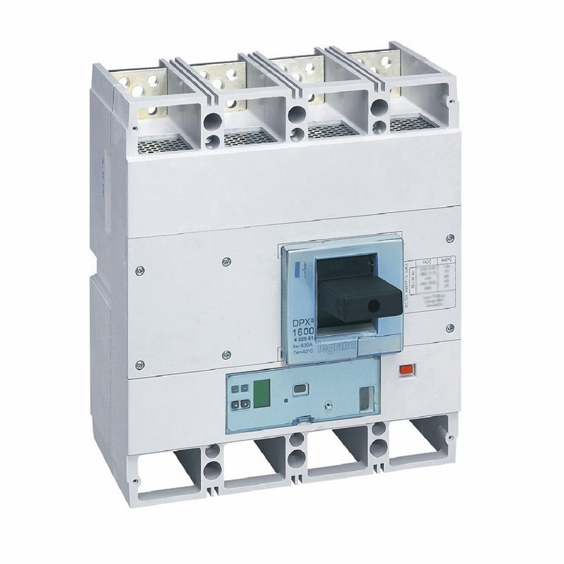 Legrand 422581 - Disjoncteur électronique S1 DPX³1600 pouvoir de coupure 100kA 400V~ - 4P - 630A