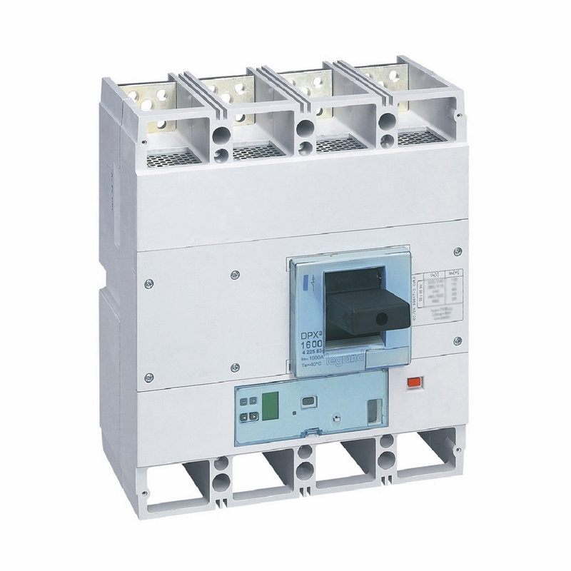 Legrand 422583 - Disjoncteur électronique S1 DPX³1600 pouvoir de coupure 100kA 400V~ - 4P - 1000A