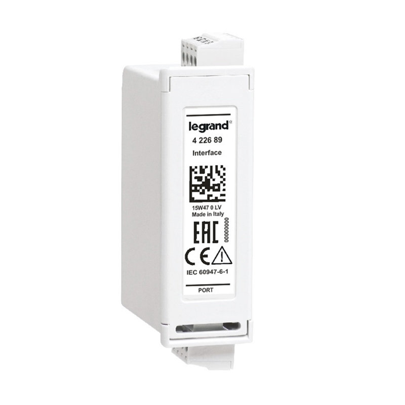 Legrand 422689 - Module extractible pour boîtier d'automatisme avec interface RS485 optoisolée