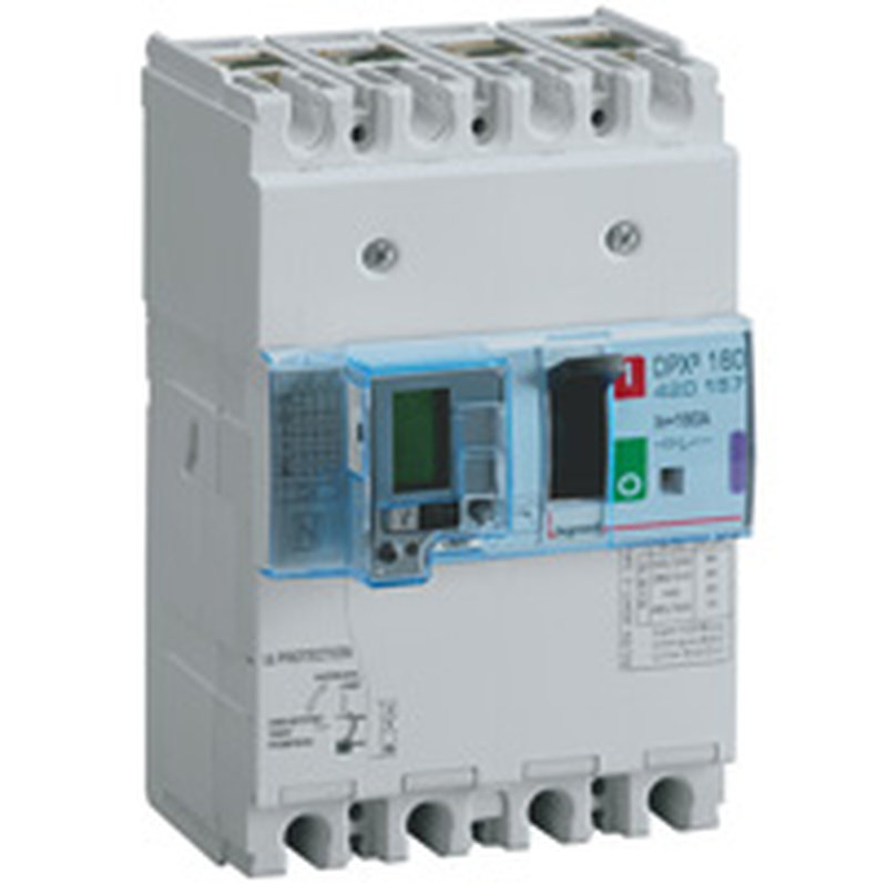 Legrand 420157 - Disjoncteur magnétothermique différentiel DPX³160 Icu 50kA 400V~ - 4P - 160A