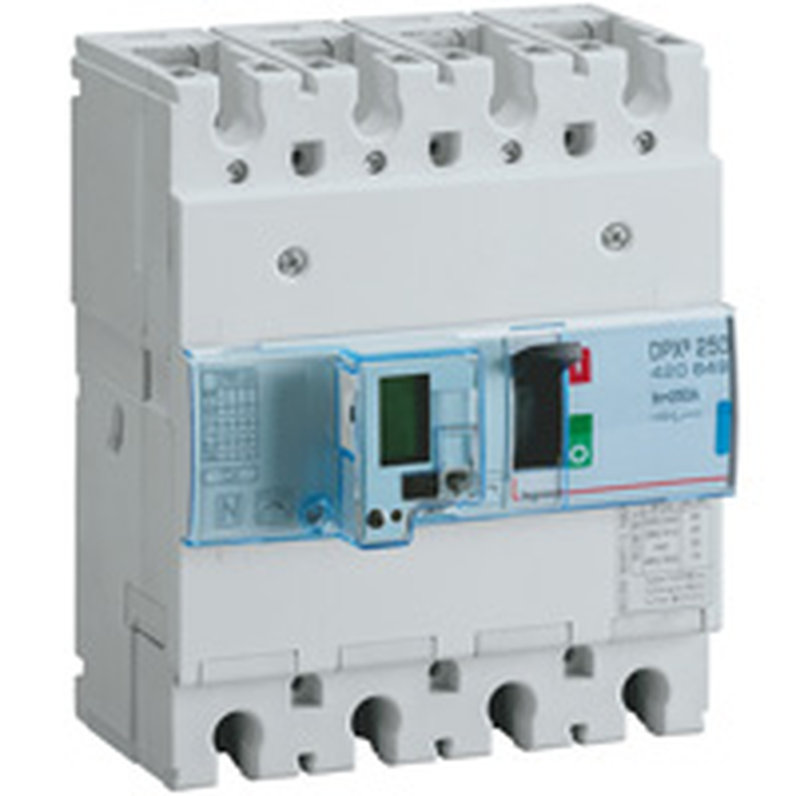 Legrand 420649 - Disjoncteur électronique DPX³250 pouvoir de coupure 70kA 400V~ - 4P - 250A