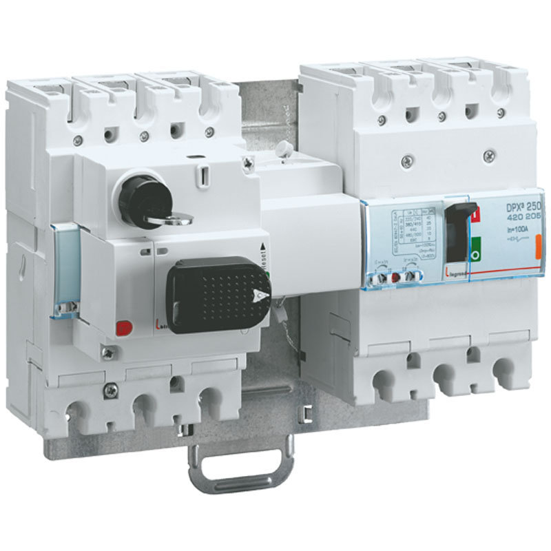 Legrand 421058 - Platine pour montage sur rail 2 DPX³250 ou DPX³160 fixes inverseurs de sources