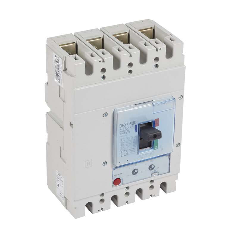 Legrand 422022 - Disjoncteur magnétothermique DPX³630 pouvoir de coupure 50kA 400V~ - 4P - 500A