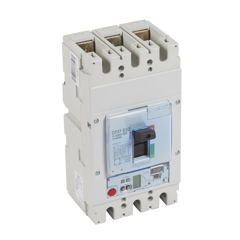 Legrand 422068 - Disjoncteur électronique S2 DPX³630 pouvoir de coupure 50kA 400V~ - 3P - 400A