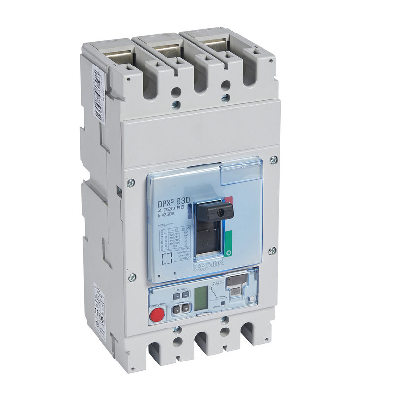Legrand 422086 - Disjoncteur électronique S2 DPX³630 pouvoir de coupure 100kA 400V~ - 3P - 250A
