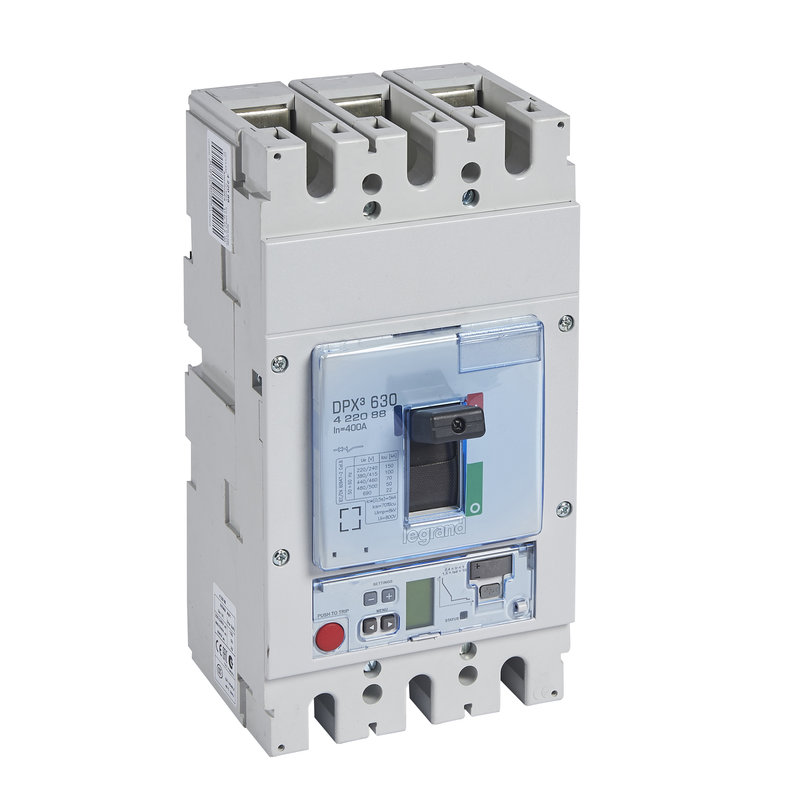 Legrand 422088 - Disjoncteur électronique S2 DPX³630 pouvoir de coupure 100kA 400V~ - 3P - 400A