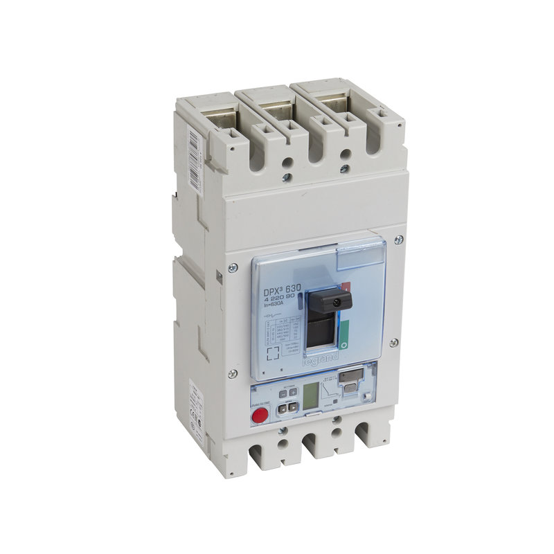 Legrand 422090 - Disjoncteur électronique S2 DPX³630 pouvoir de coupure 100kA 400V~ - 3P - 630A
