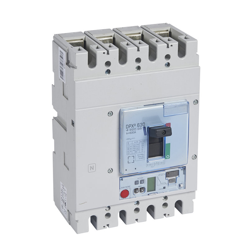 Legrand 422095 - Disjoncteur électronique S2 DPX³630 pouvoir de coupure 100kA 400V~ - 4P - 630A