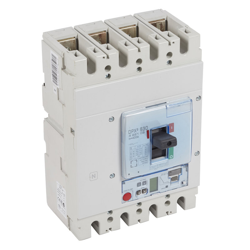 Legrand 422103 - Disjoncteur électronique S2 - unité de mesure DPX³630 Icu 36kA 400V~ - 4P 400A