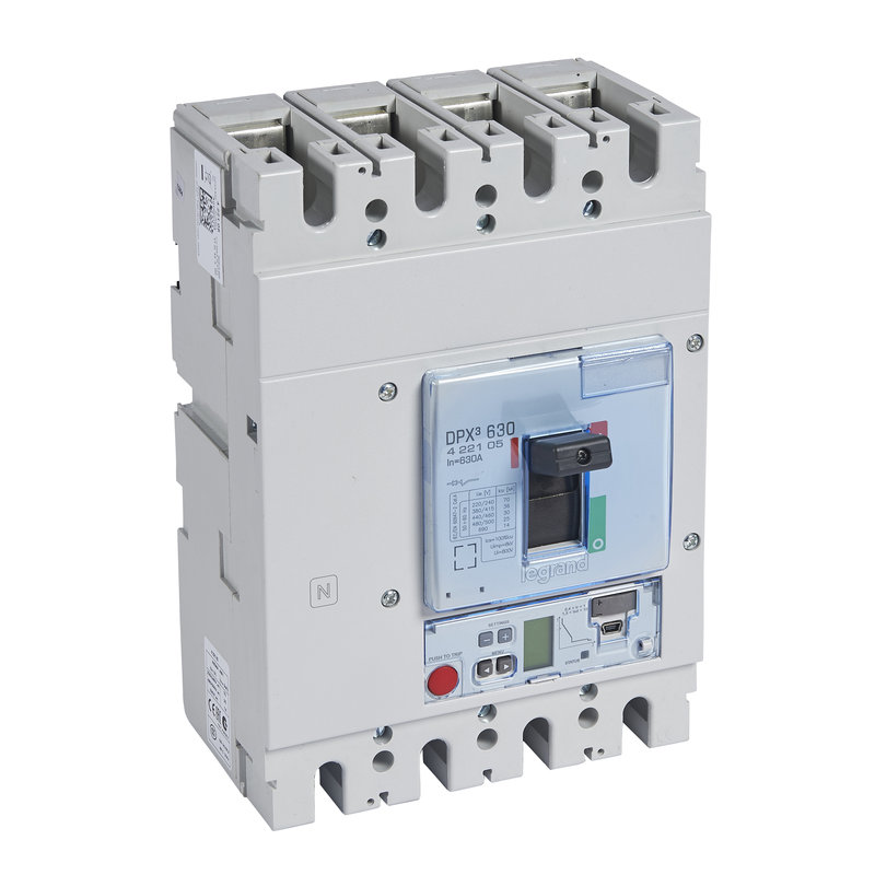 Legrand 422105 - Disjoncteur électronique S2 - unité de mesure DPX³630 Icu 36kA 400V~ - 4P 630A
