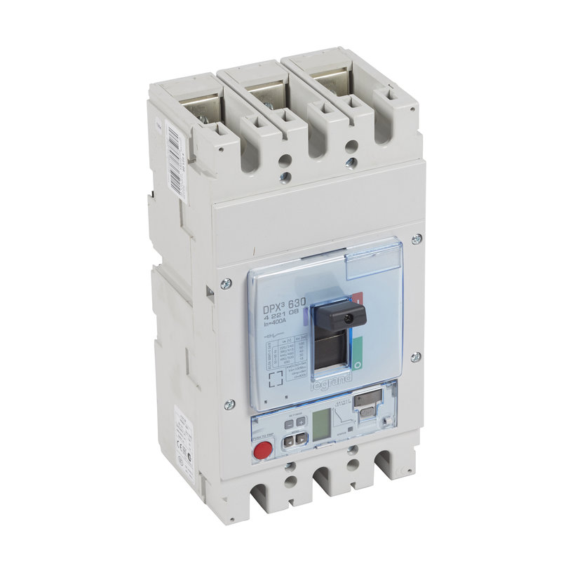 Legrand 422108 - Disjoncteur électronique S2 - unité de mesure DPX³630 Icu 50kA 400V~ - 3P 400A