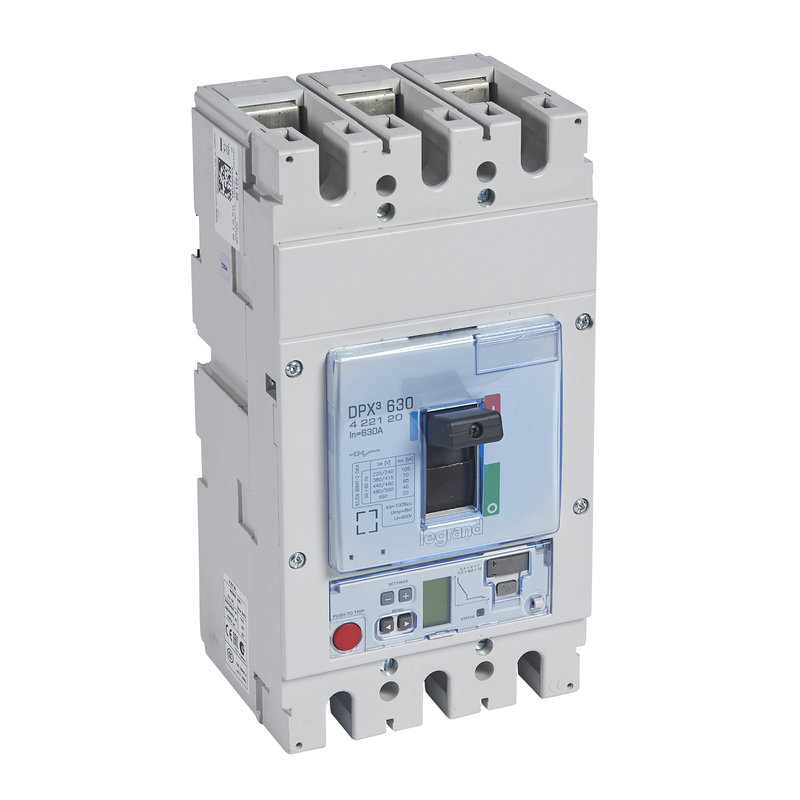 Legrand 422120 - Disjoncteur électronique S2 - unité de mesure DPX³630 Icu 70kA 400V~ - 3P 630A