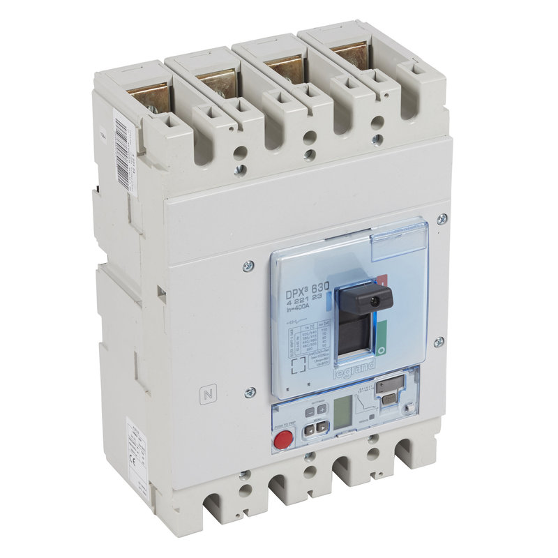 Legrand 422123 - Disjoncteur électronique S2 - unité de mesure DPX³630 Icu 70kA 400V~ - 4P 400A