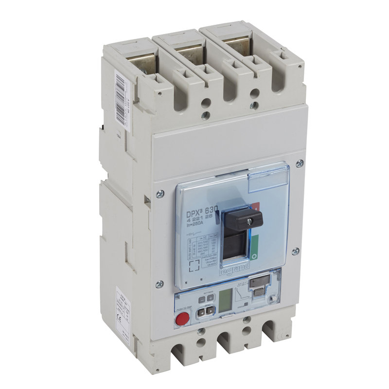 Legrand 422126 - Disjoncteur électronique S2 - unité de mesure DPX³630 Icu 100kA 400V~ - 3P 250A