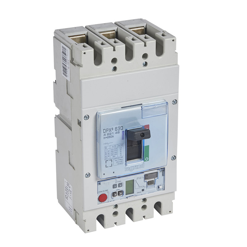 Legrand 422146 - Disjoncteur électronique Sg DPX³630 pouvoir de coupure 50kA 400V~ - 3P - 250A