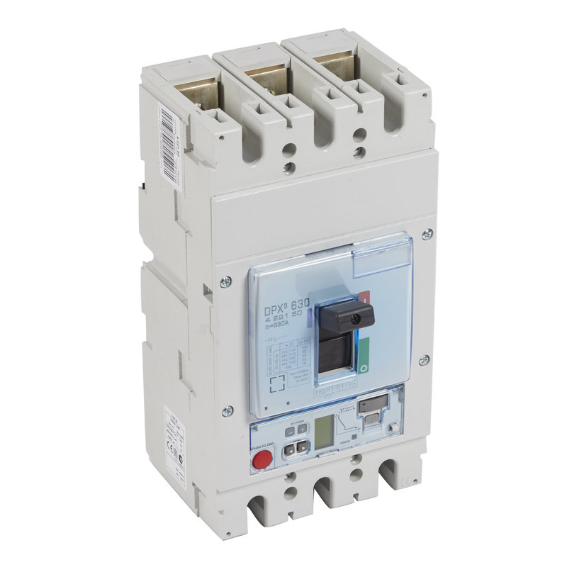 Legrand 422150 - Disjoncteur électronique Sg DPX³630 pouvoir de coupure 50kA 400V~ - 3P - 630A