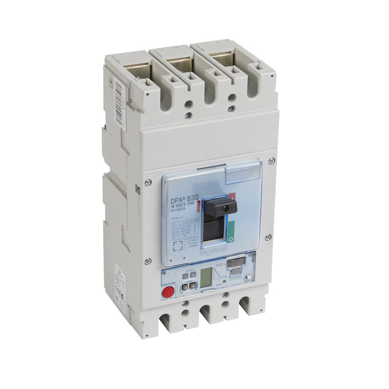 Legrand 422178 - Disjoncteur électronique Sg - unité de mesure DPX³630 Icu 36kA 400V~ - 3P 400A