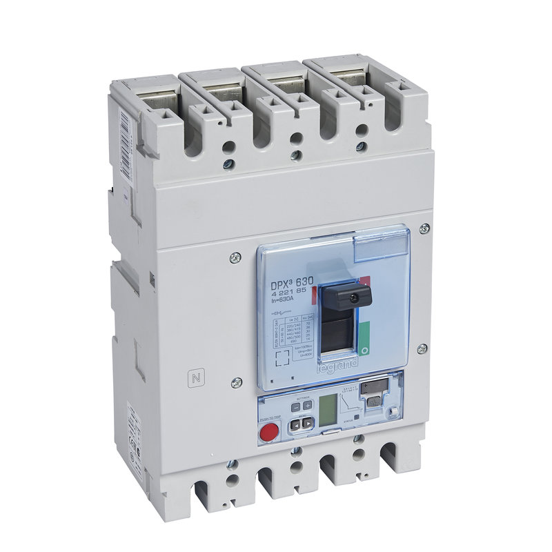 Legrand 422185 - Disjoncteur électronique Sg - unité de mesure DPX³630 Icu 36kA 400V~ - 4P 630A