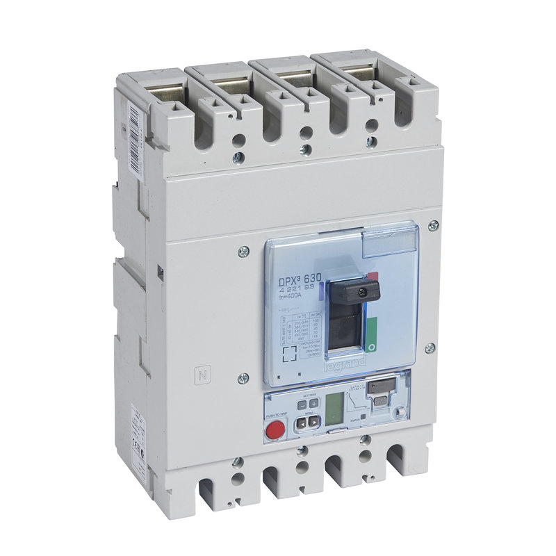 Legrand 422193 - Disjoncteur électronique Sg - unité de mesure DPX³630 Icu 50kA 400V~ - 4P 400A