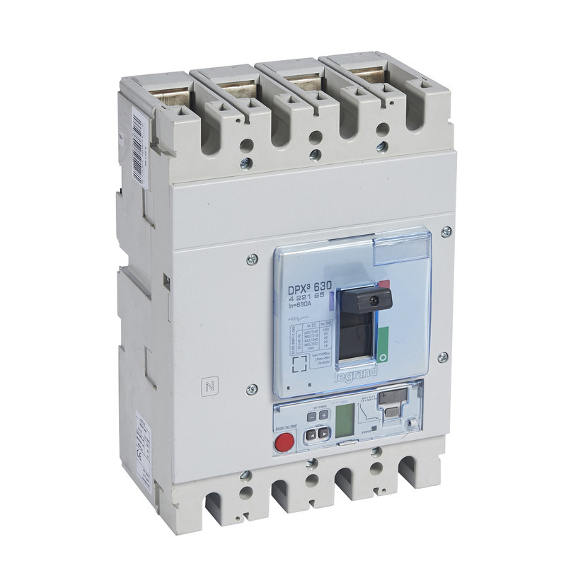 Legrand 422195 - Disjoncteur électronique Sg - unité de mesure DPX³630 Icu 50kA 400V~ - 4P 630A