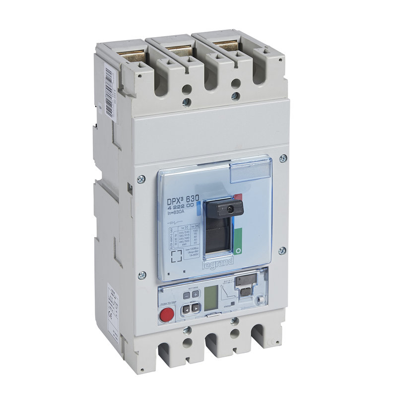 Legrand 422200 - Disjoncteur électronique Sg - unité de mesure DPX³630 Icu 70kA 400V~ - 3P 630A