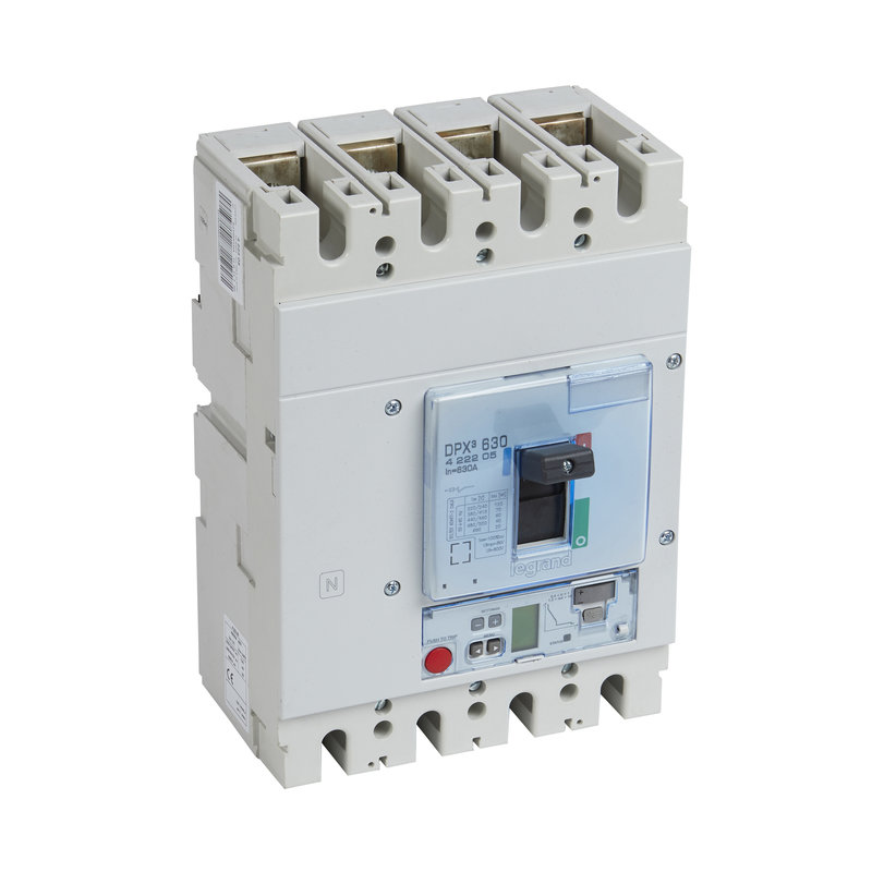 Legrand 422205 - Disjoncteur électronique Sg - unité de mesure DPX³630 Icu 70kA 400V~ - 4P 630A
