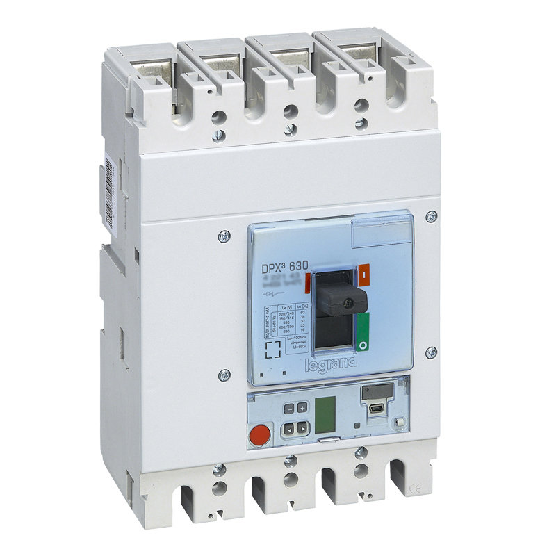 Legrand 422213 - Disjoncteur électronique Sg - unité de mesure DPX³630 Icu 100kA 400V~ - 4P 400A