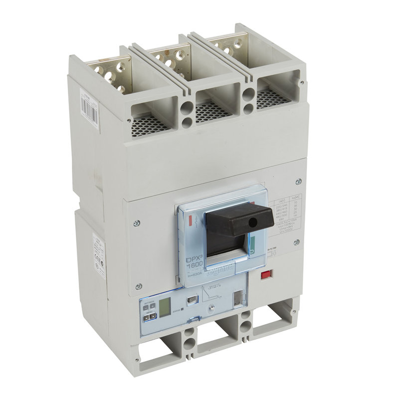 Legrand 422302 - Disjoncteur électronique S2 DPX³1600 pouvoir de coupure 36kA 400V~ - 3P - 1250A