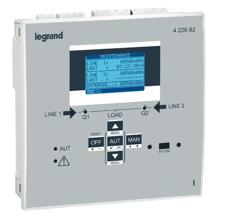 Legrand 422682 - Boîtier d'automatisme pour la gestion avancée de 2 disj. 6 entrées et 7 sorties
