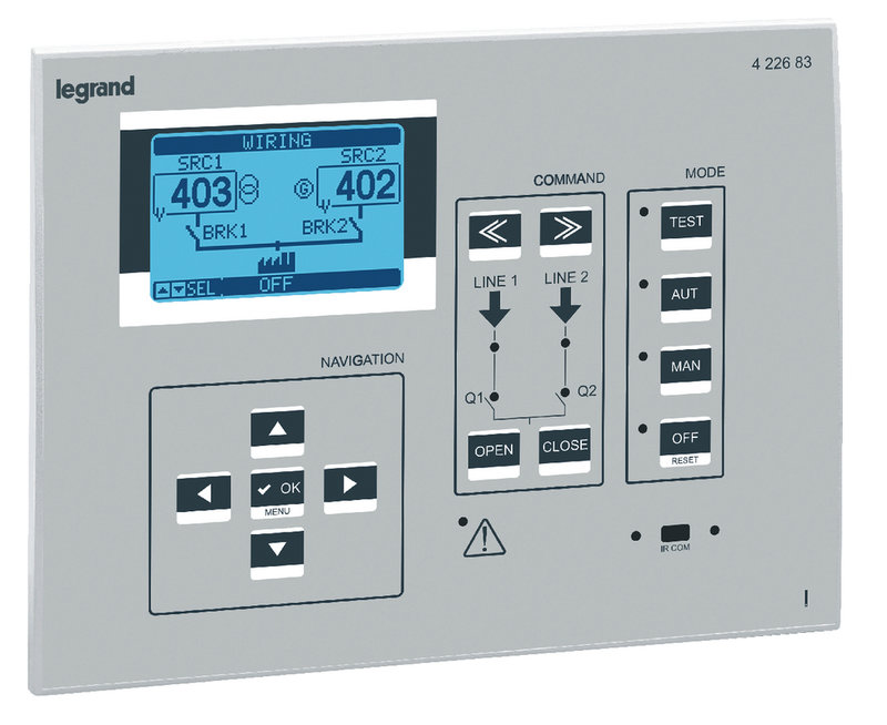 Legrand 422683 - Boîtier d'automatisme pour la gestion avancée de 3 disj. 8 entrées et 7 sorties