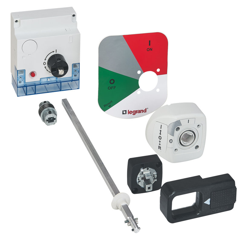 Legrand 423802 - Commande rotative déportée standard pour DPX³250 HP - gris