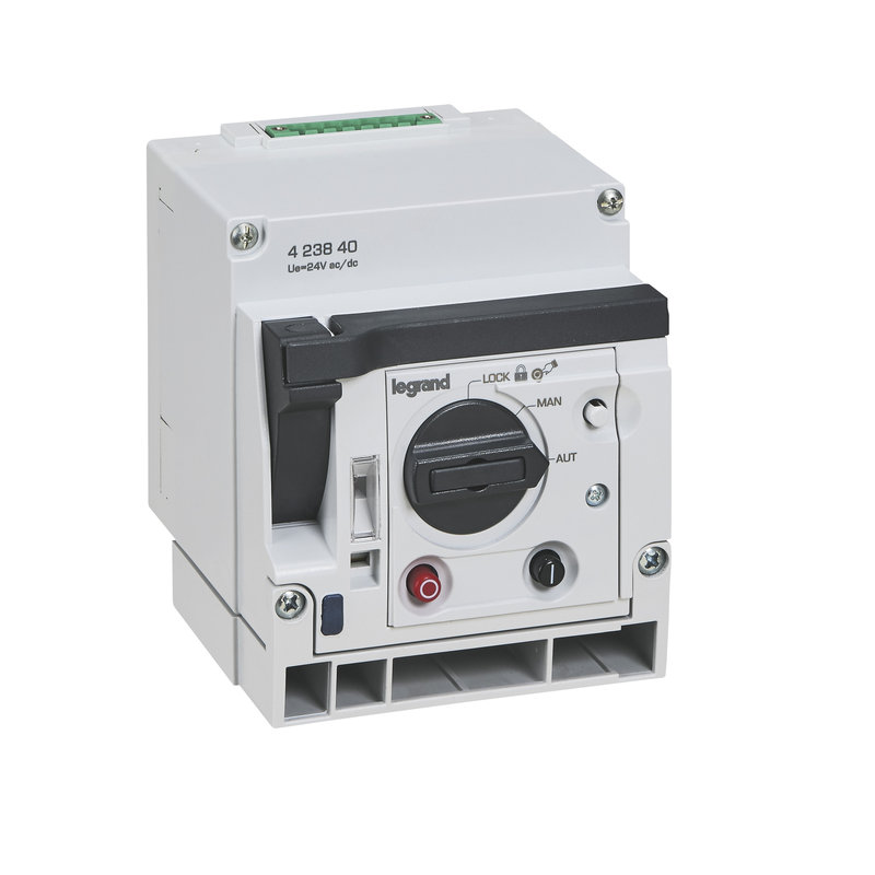 Legrand 423840 - Commande motorisée frontale 24V~ et 24V= pour DPX³250 HP