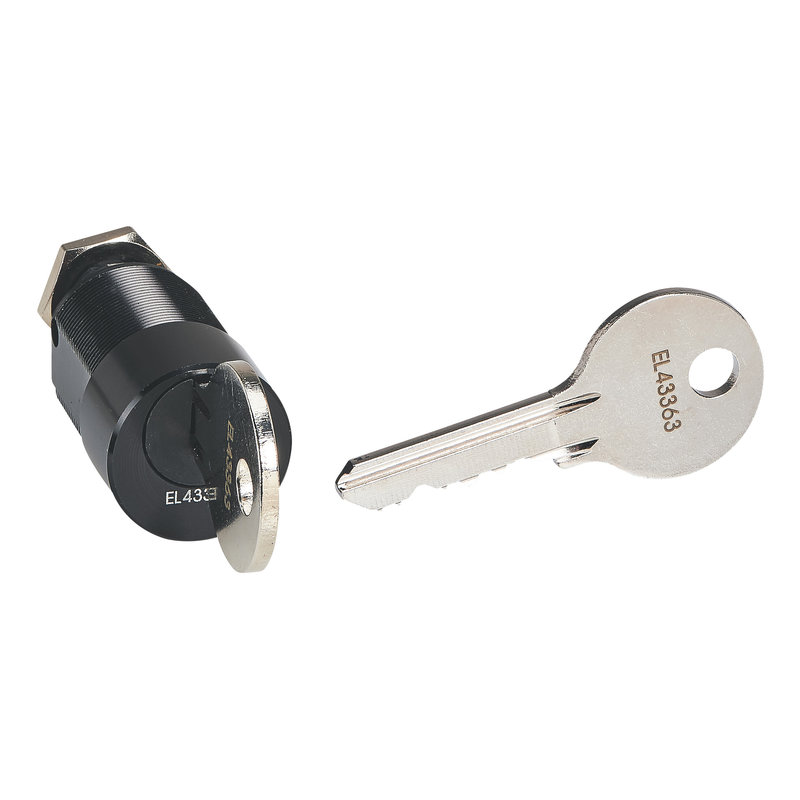 Legrand 423882 - Barillet à clé et clé plate marquage EL43363 pour DPX³HP débro et commande