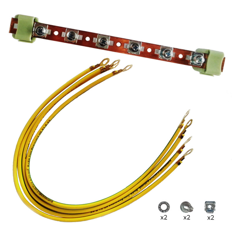 Legrand 446898 - Kit de mise à la terre de jeu de barres pour Linkeo DC