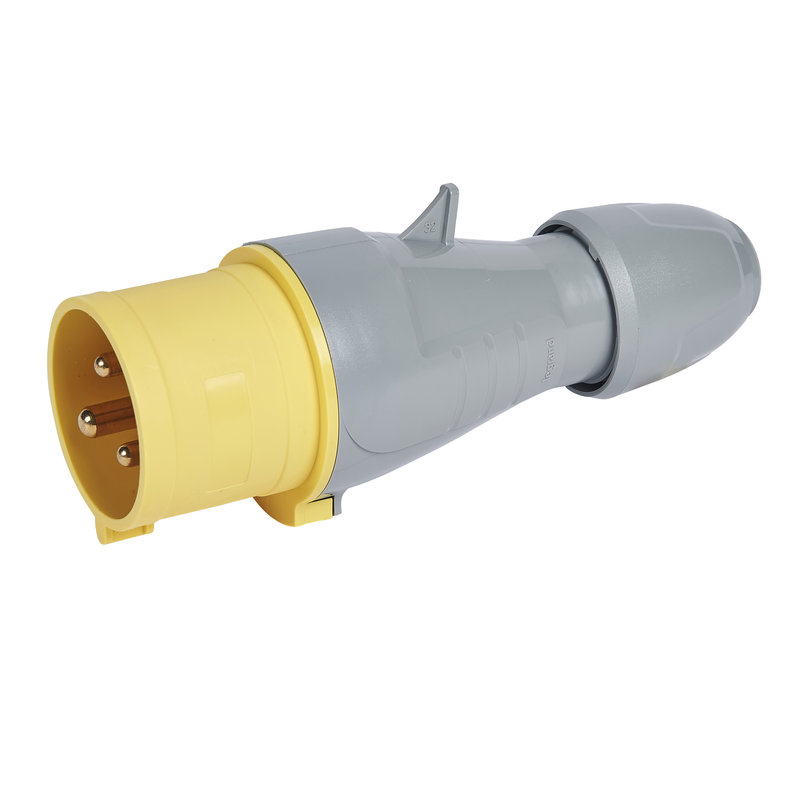 Legrand 555231 - Fiche droite 2P+T - IP44 - 100V à 130V 32A