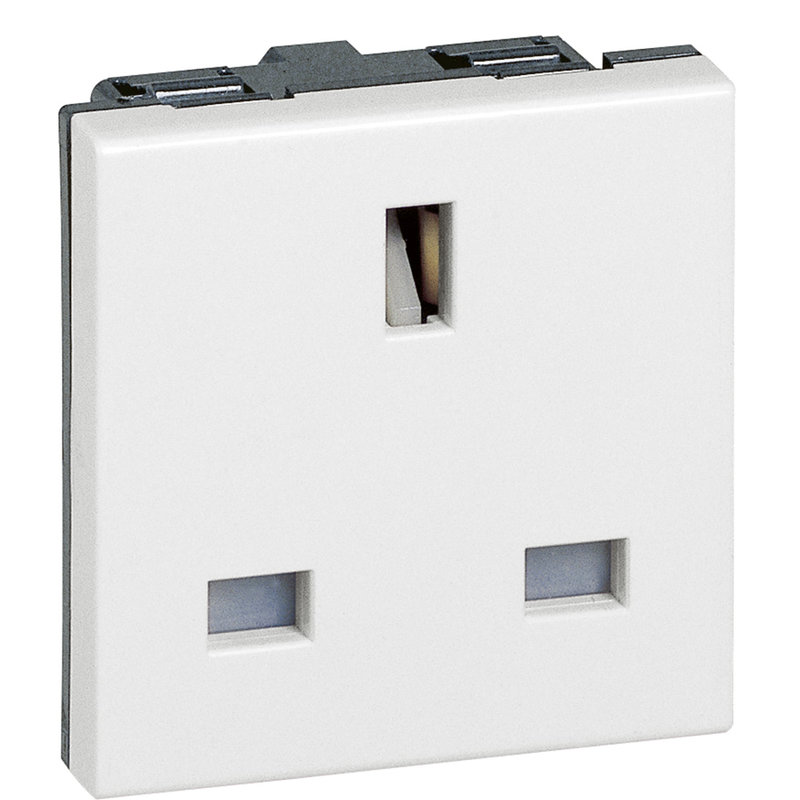 Legrand 572111 - PRISE DE COURANT 2P+T 13A STANDARD BS ARTEOR CARRE BLANC